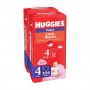 Подгузники-трусики Huggies Little Movers Pants для девочек, размер 4 (9-14 кг), 104 шт
