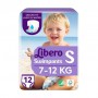 Подгузники-трусики для плавания Libero Swimpants Small размер S (7-12 кг), 12 шт