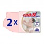 Трусики-подгузники Goo.N Plus размер M (6-12 кг), 2*52 шт