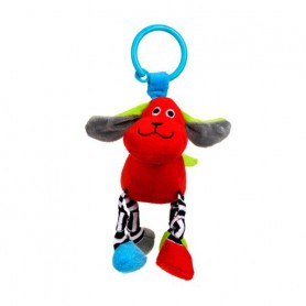 Игрушка-погремушка Canpol Babies Собачка, красная, с рождения (68/051)