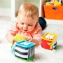Мягкий кубик Infantino Зверята, 8*8*8 см, с рождения, 4 шт (306606)