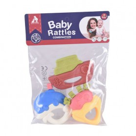 Игрушка погремушка Shantou Jinxing 18*25 см, в пакете, 3 шт (MY037)