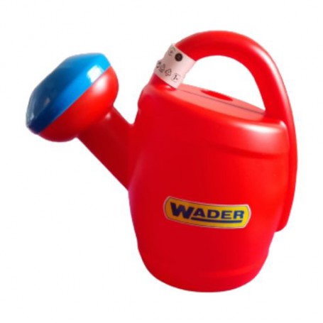 Детская лейка Wader большая, красная, 21*22*13 см, от 1 года, 1.8 л (73660)