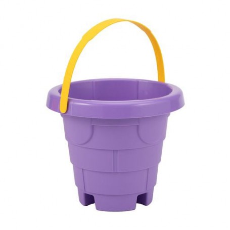 Детское ведро для песка Tigres Башня, фиолетовое, 12*14 см, от 1 года, 1 л (39629)