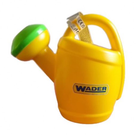 Детская лейка Wader большая, желтая, 21*22*13 см, от 1 года, 1.8 л (73660)