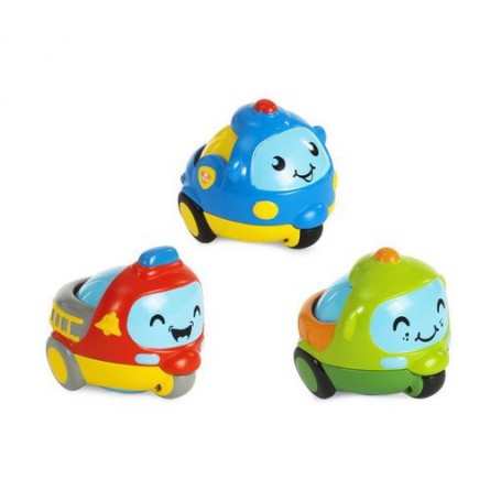 Детский набор машинок Chicco Городской патруль, от 1 года, 10*25*7.5 см, 3 шт (10756.00)
