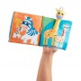 Детская мягкая книжка Chicco Животные, 15*15*4 см, от 3 месяцев (11166.00)