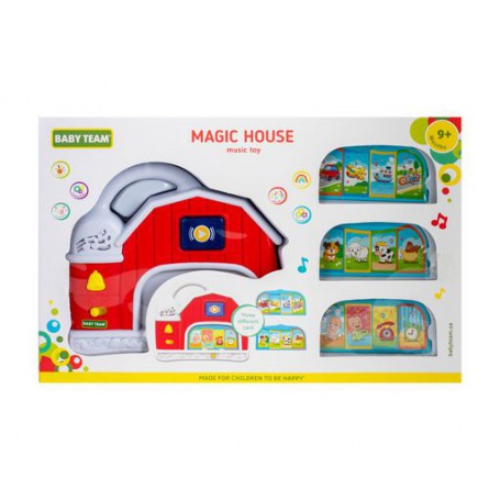 Игрушка музыкальная Baby Team Волшебный дом, от 9 месяцев (8651)