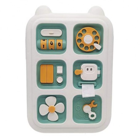 Бизиборд для развития мелкой моторики YL1055A отличный игровой процесс Зеленый Bambi (1252429)