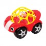 Игрушка-погремушка Lindo Машинка красная, от 6 месяцев (Б 339)