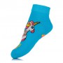 Детские носки AmiGO Раббл с надувашкой, голубые, размер 20-22