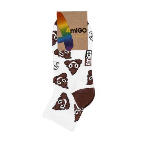 Детские носки AmiGО Какашка, размер 22-24