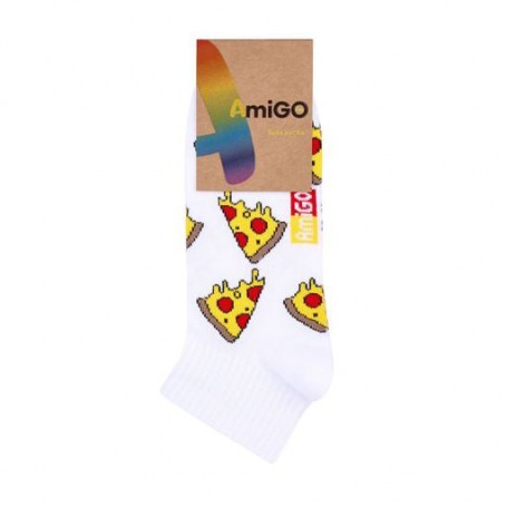 Детские носки AmiGО Пицца, размер 20-22