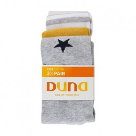 Набор детских колготок Duna 1095, светло-серые, размер 98-104, 3 пары