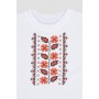 Вишиванка з коротким рукавом для дівчинки Brands 110 Білий ЦБ-00251111 (SKT000995627) (1286557)