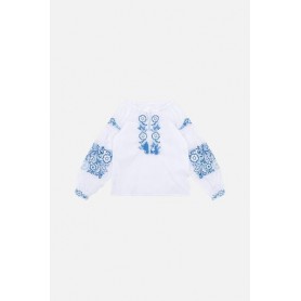 Вишиванка з довгим рукавом для дівчинки Brands 128 Білий ЦБ-00246419 (SKT000984511) (1286485)