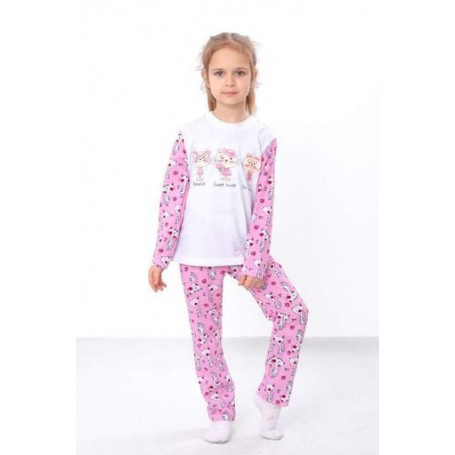Піжама для дівчинки Носи своє 128 Рожевий (p-4502-191969) (1229120)