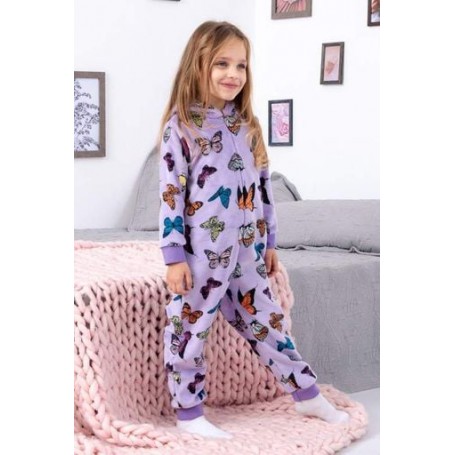 Комбінезон для дівчинки (з капюшоном) Носи своє 134 Фіолетовий (p-13169-146620) (1228092)