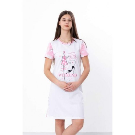 Сорочка для дівчинки (підліткова) Носи своє 164 Світло-рожевий (p-11408-192544) (1228191)