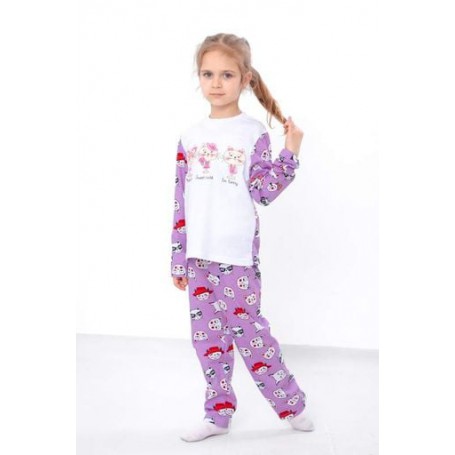 Піжама для дівчинки Носи своє 134 Фіолетовий (p-4502-191977) (1229117)