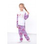 Піжама для дівчинки Носи своє 134 Фіолетовий (p-4502-191977) (1229117)