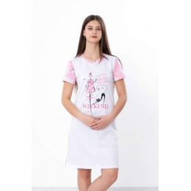 Сорочка для дівчинки (підліткова) Носи своє 158 Світло-рожевий (p-11408-192543) (1228190)