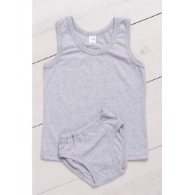 Комплект для хлопчика (майка+труси) Носи своє 110 Сірий (p-7697-85683) (1307631)