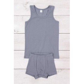 Комплект для хлопчика (майка+боксери) Носи своє 128 Світло-сірий (p-8564-173918) (1307534)