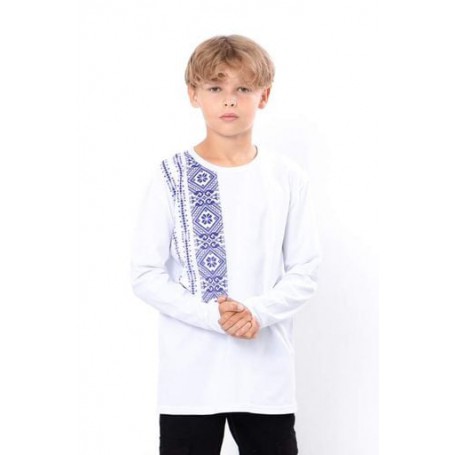 Джемпер для хлопчика Носи своє 140 Білий (p-14850-169176) (1306923)