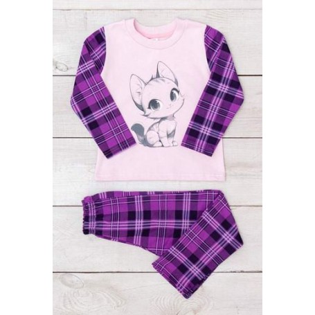 Піжама для дівчинки Носи своє 110 Фіолетовий (p-4126-190713) (1229328)