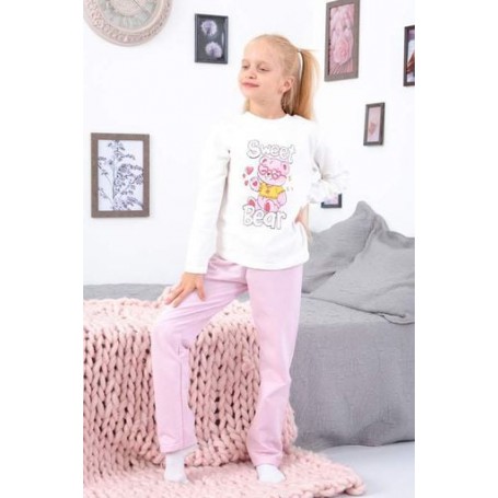 Піжама для дівчинки Носи своє 110 Світло-рожевий (p-3041-169308) (1229242)