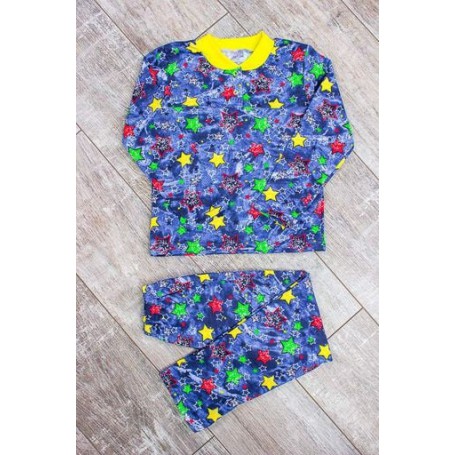 Піжама для дівчинки на кнопці Носи своє 98 Синій (p-3028-58551) (1229287)