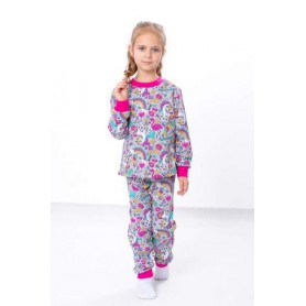 Піжама для дівчинки (тепла) Носи своє 122 Сірий (p-15696-179711) (1227919)