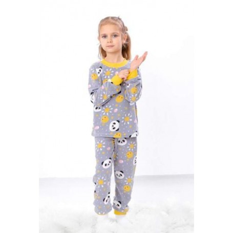 Піжама для дівчинки Носи своє 110 Світло-сірий (p-12571-182655) (1228059)