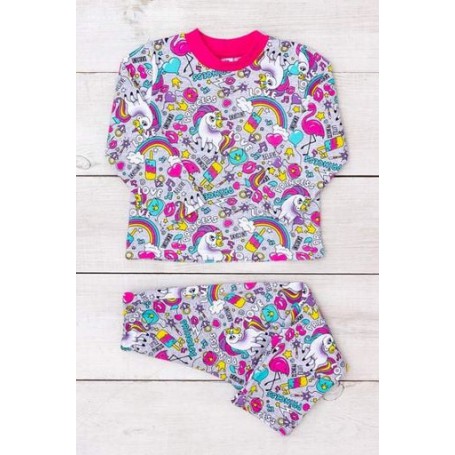 Піжама для дівчинки (тепла) Носи своє 98 Рожевий (p-4053-185899) (1229327)