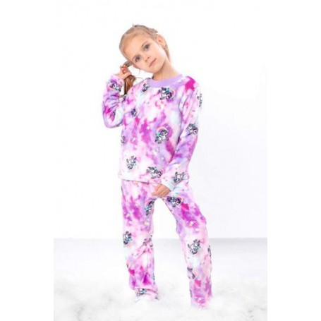 Піжама для дівчинки Носи своє 128 Світло-рожевий (p-8671-182676) (1228809)