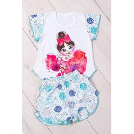 Комплект спальний для дівчаток Носи своє 86 Білий (p-833-117439) (1229003)