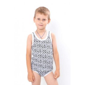 Комплект для хлопчика (майка+труси) Носи своє 122 Сірий (p-7842-167747) (1307620)