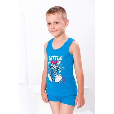 Комплект для хлопчика (майка+боксери) Носи своє 116 Синій (p-8269-80394) (1307591)