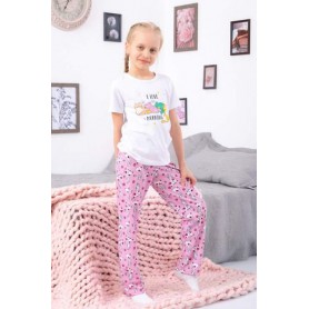 Піжама для дівчинки Носи своє 122 Рожевий (p-11601-153199) (1306911)