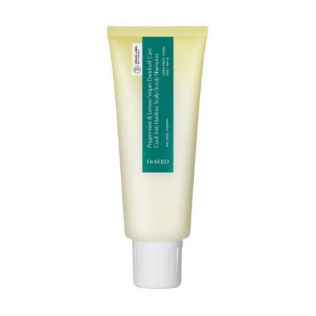 Шампунь-скраб для кожи головы Dr. Seed Peppermint & Lemon Vegan Dandruff Cool Anti Hairloss Scalp Scrub Shampoo, 250 г