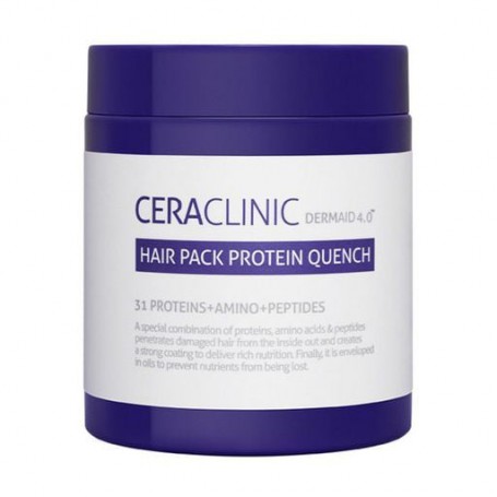Восстанавливающая маска для волос Ceraclinic Dermaid 4.0 Hair Pack Protein Quench с протеинами, 250 мл