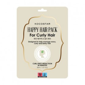 Тканевая маска Kocostar Happy Hair Pack для вьющихся волос, 30 мл