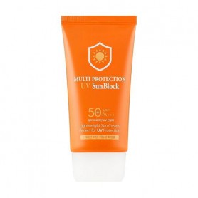Солнцезащитный крем для лица 3W Clinic Multi Protection UV Sun Block SPF 50+ PA+++, 70 мл