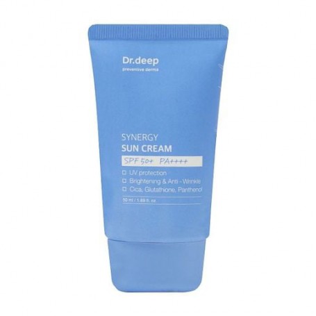 Солнцезащитный антивозрастной и восстанавливающий крем для лица Dr.Deep Synergy Sun Cream, SPF 50+ PA++++, 50 мл