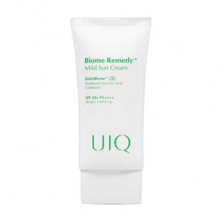 Солнцезащитный крем для лица UIQ Biome Remedy Mild Sun Cream, SPF 50+ PA++++, 50 мл