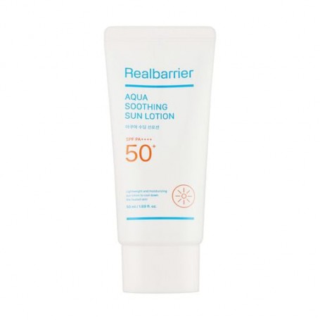 Солнцезащитный лосьон для лица Real Barrier Aqua Soothing Sun Lotion SPF 50+ PA++++, 50 мл