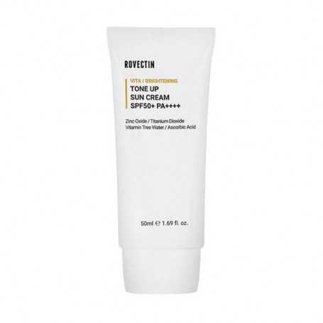 Солнцезащитный крем для лица Rovectin Vita Tone Up Sun Cream SPF 50+ PA++++, 50 мл