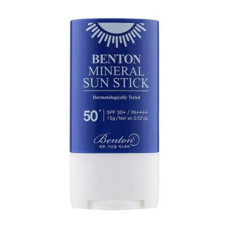 Солнцезащитный стик для лица Benton Mineral Sun Stick, SPF 50+/PA++++, на минеральной основе, 15 г