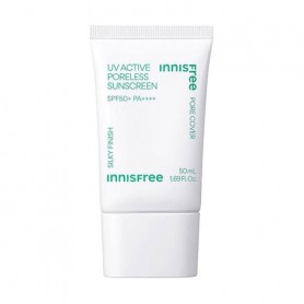 Солнцезащитный крем для лица Innisfree UV Active Poreless Sunscreen SPF 50+ PA+++, 50 мл